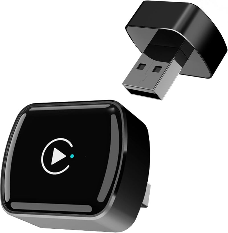 Redmaple Wireless CarPlay Adapter for Apple iPhone， Mini car Play Android Auto Adapter，Converts Wired to Wireless CarPlay ， Multi-User Plug & Play Dongle No Latency，for iOS 10+&Android 11, Cars from 2015+ - Image 1